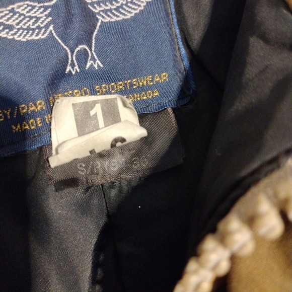 VINTAGE 80'S SNOW GOOSE/CANADA GOOSE DOWN MEN JACKET SIZE S Two-tone Brown - Picture 6 of 8